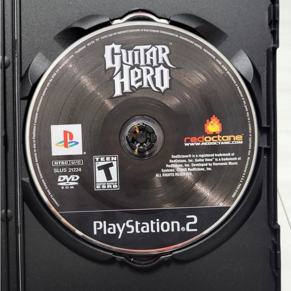 Sony PlayStation 2 Guitar Hero Game Disc - Black